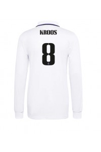 Real Madrid Toni Kroos #8 Fotballdrakt Hjemme Klær 2022-23 Lange ermer